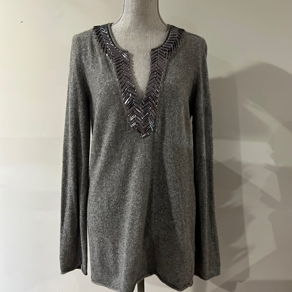 Tory Burch sweater with beautiful trim Size L